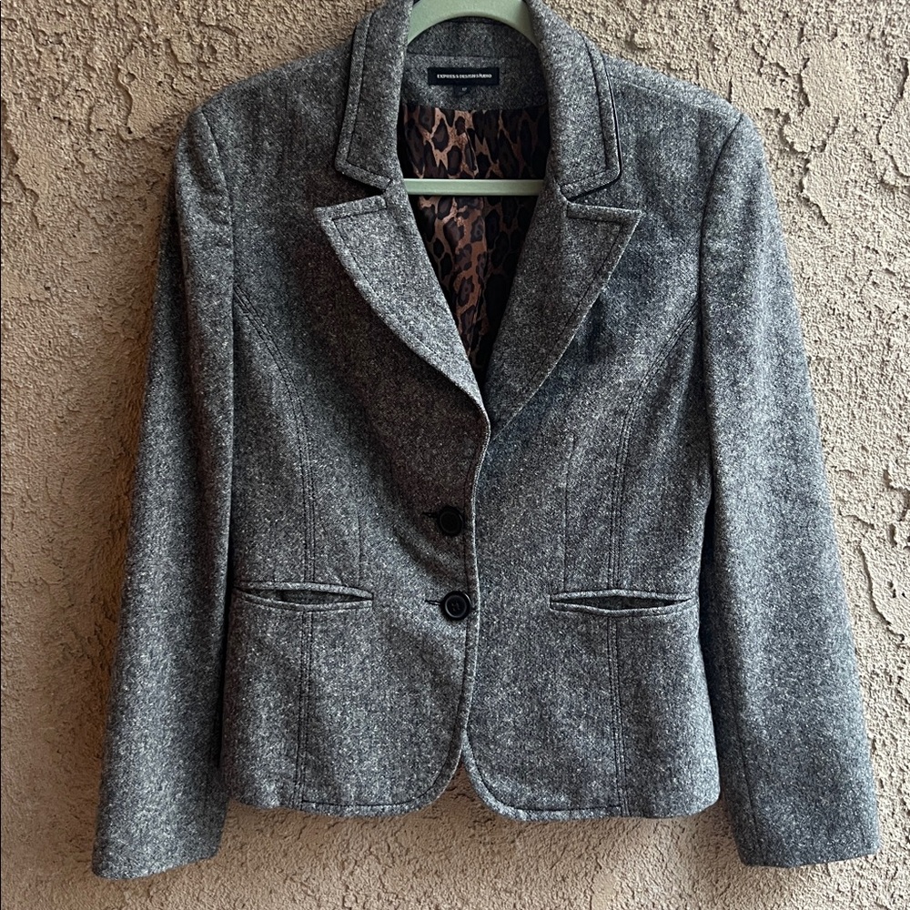 Express Design Studios Black And Gray Textured Bl… - image 8